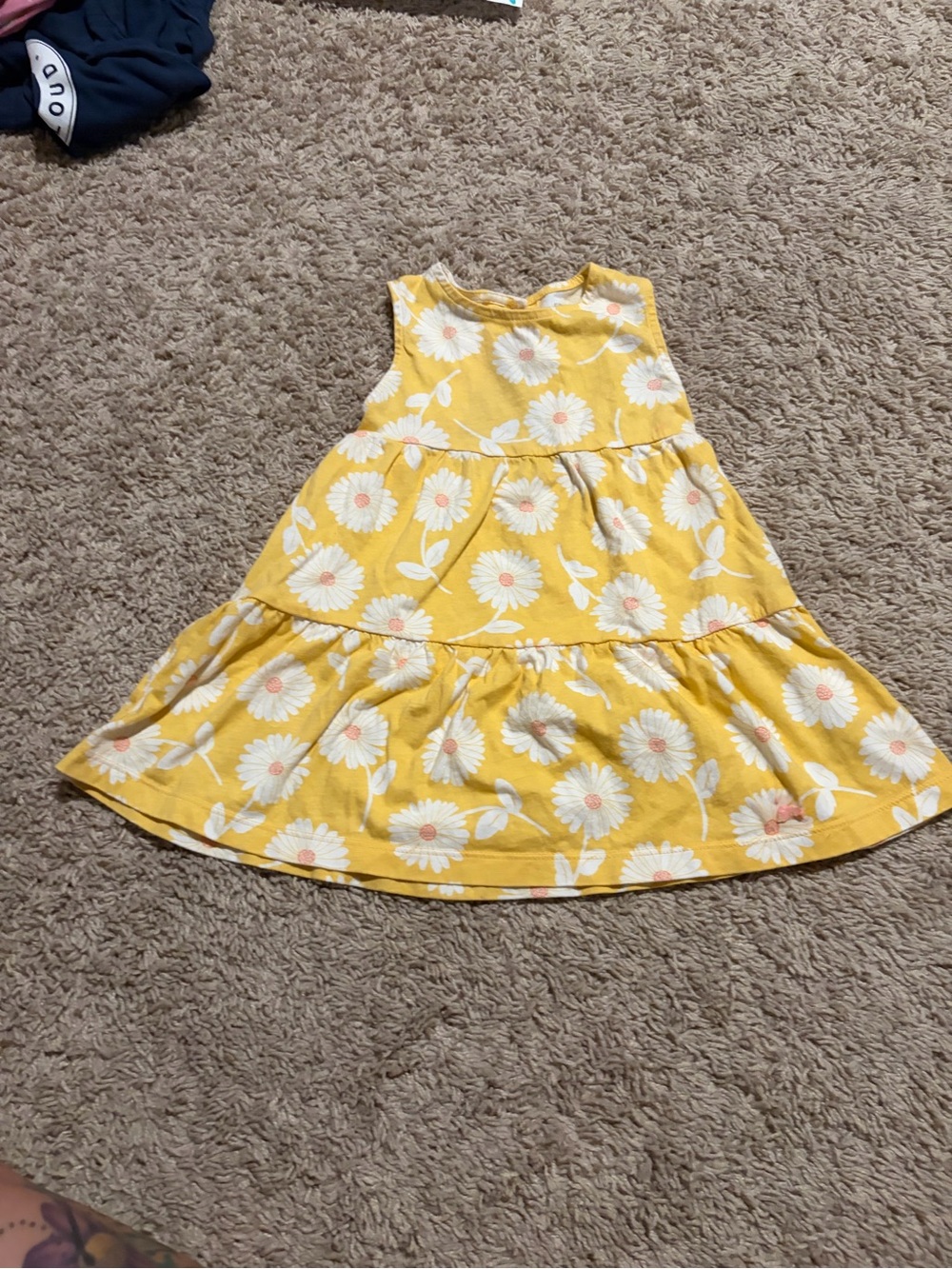 Carter’s 24M Yellow Daisy Floral Dress + Bloomers Like New